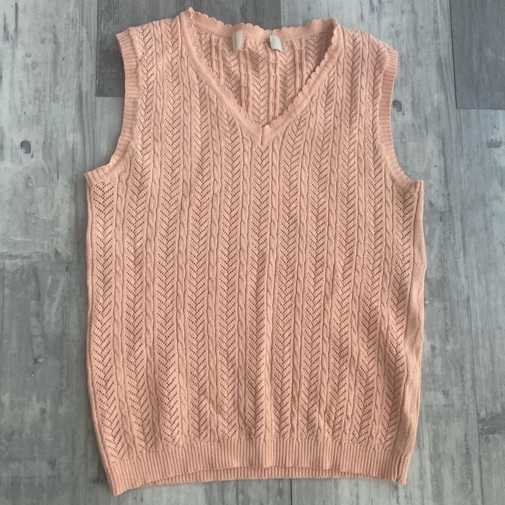 Salmon Pink Vest